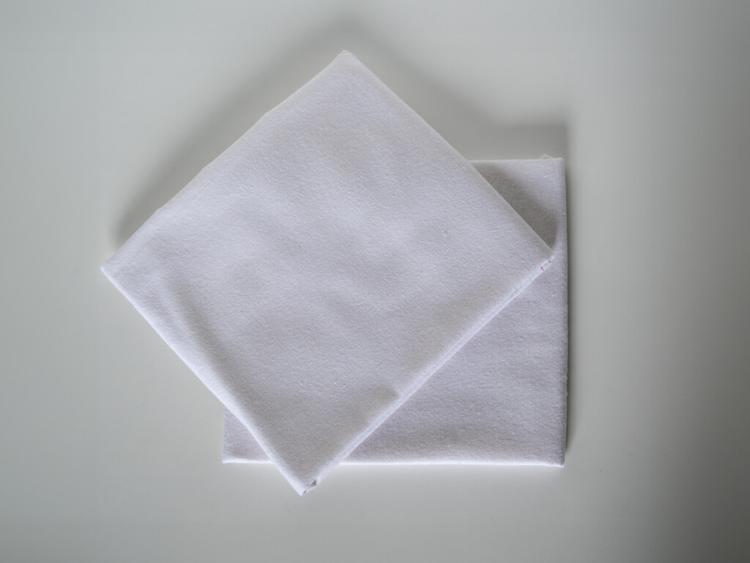 Flannel-brushed cloth